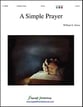 A Simple Prayer Handbell sheet music cover